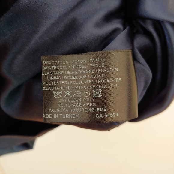 NISSE Navy Mini Dress With Slimming Effect - Picture 11 of 13
